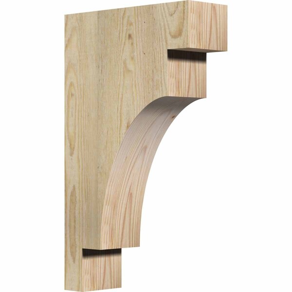 Ekena Millwork Mediterranean Rough Sawn Corbel, Douglas Fir, 4"W x 12"D x 20"H COR04X12X20MED00RDF - main